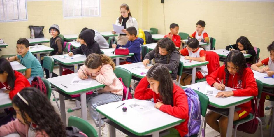 Sala de aula em Garanhuns.
