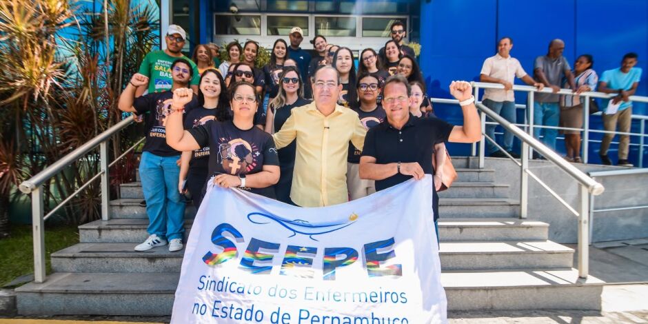 Mano Medeiros no Sindicato dos Enfermeiros de Pernambuco