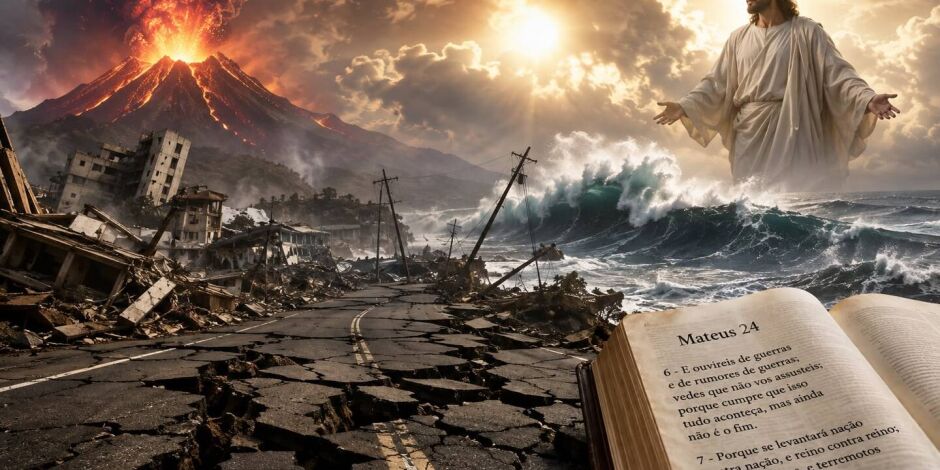 Ilustrativo sobre terremotos e a volta de cristo 