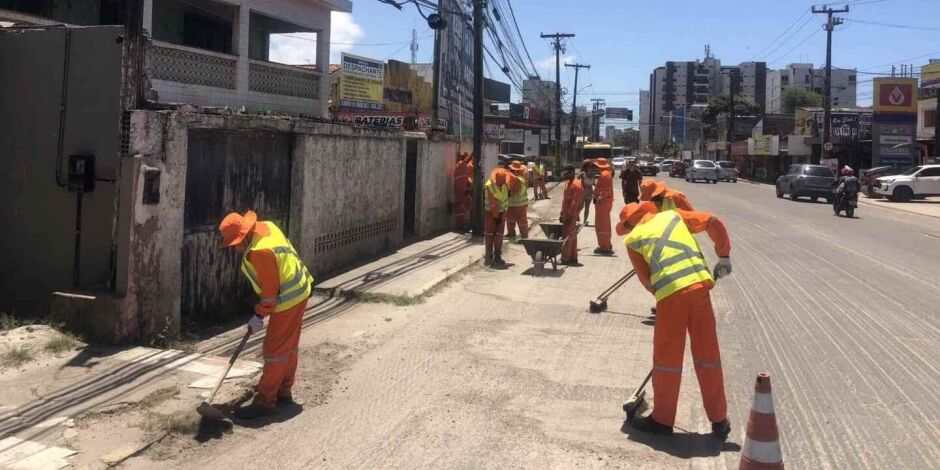 Corredor da Carlos de Lima Cavalcanti come&ccedil;a a receber requalifica&ccedil;&atilde;o asf&aacute;ltica.