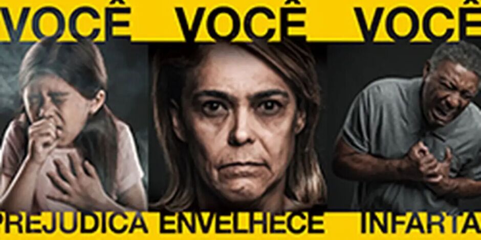 Alertas em embalagens de cigarros. 