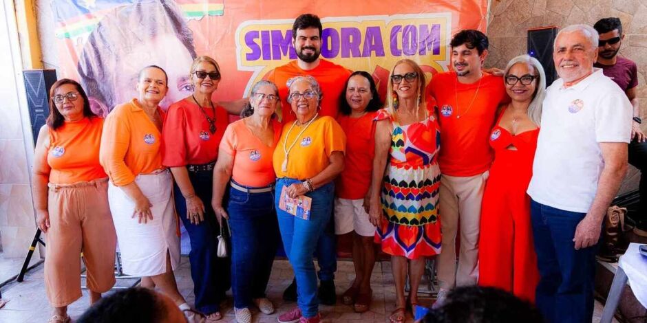 C&eacute;sar Ramos durante campanha em Igarassu.