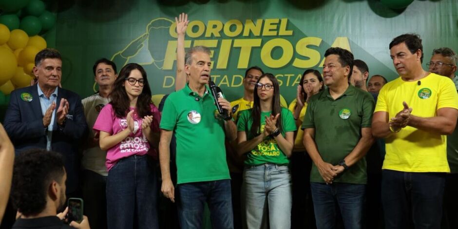 O deputado estadual Coronel Alberto Feitosa (PL) reuniu centenas de apoiadores e lideran&ccedil;as pol&iacute;ticas.