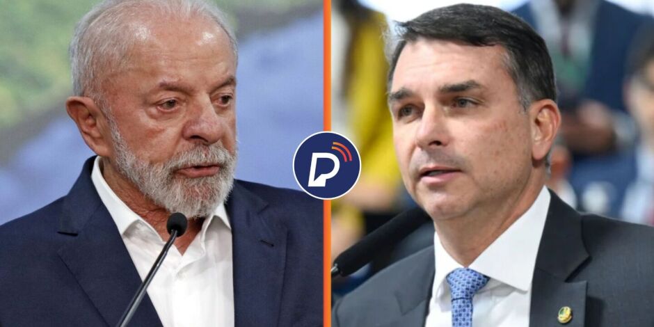 O presidente Luiz In&aacute;cio Lula da Silva (PT) e o senador Fl&aacute;vio Bolsonaro (PL) est&atilde;o tecnicamente empatados. 