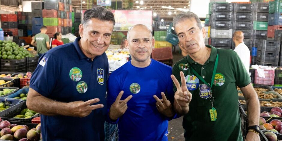 Coronel Feitosa e Coronel Meira cumprem agenda de campanha no Ceasa, no Recife.