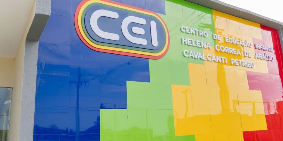 Nova creche entregue pelo governo estadual em Itapissuma