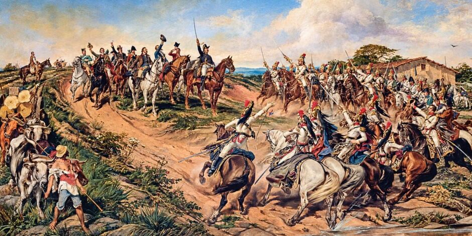 "Independ&ecirc;ncia ou Morte" do artista brasileiro Pedro Am&eacute;rico.