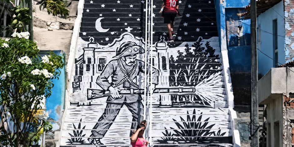 O trabalho &eacute; assinado pelo artista visual Max Motta, conhecido como Magrelo.