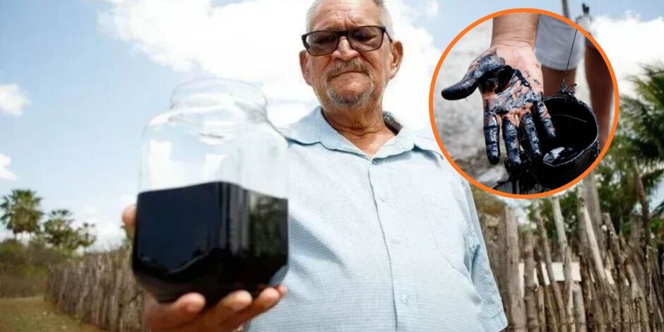 Sidr&ocirc;nio Moreira encontrou petr&oacute;leo ao perfurar um po&ccedil;o artesiano em busca de &aacute;gua no s&iacute;tio onde mora.