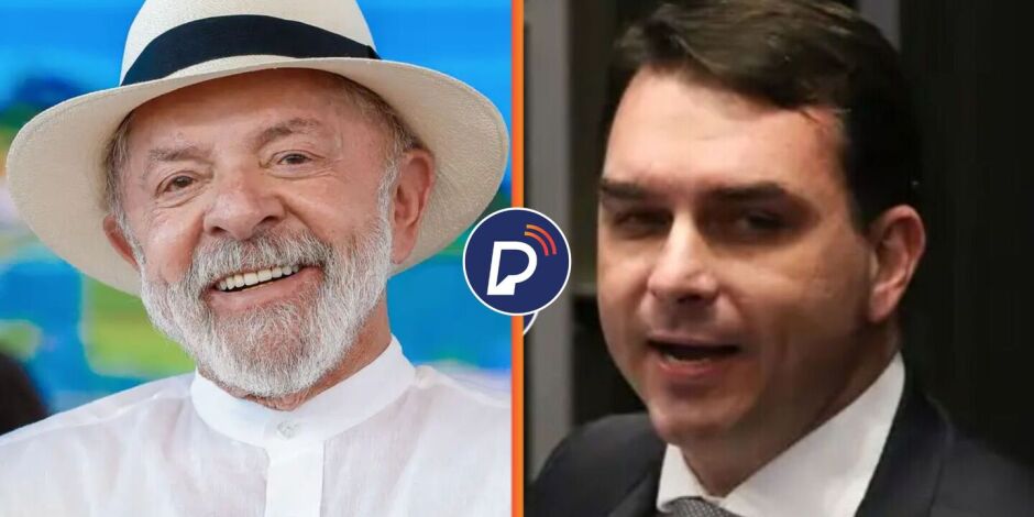 Luiz In&aacute;cio Lula da Silva (PT) e Fl&aacute;vio Bolsonaro (PL).