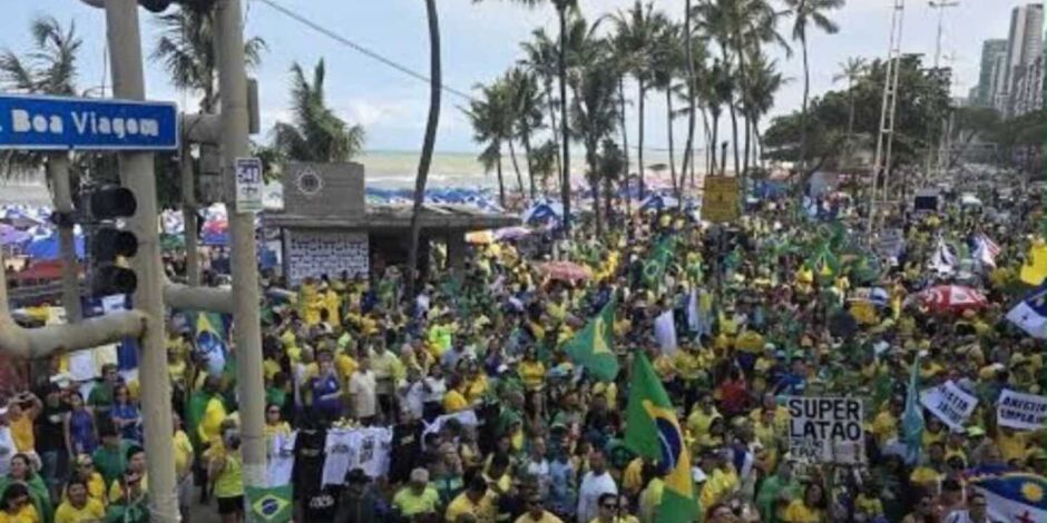 Manifesta&ccedil;&atilde;o no Recife.