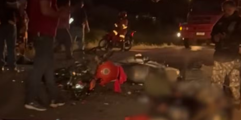 Acidente envolvendo motocicletas acaba com morte de tr&ecirc;s pessoas 