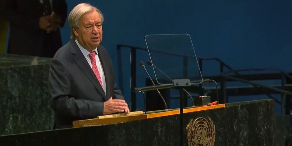 O secret&aacute;rio-geral da Organiza&ccedil;&atilde;o das Na&ccedil;&otilde;es Unidas (ONU), Ant&oacute;nio Guterres.