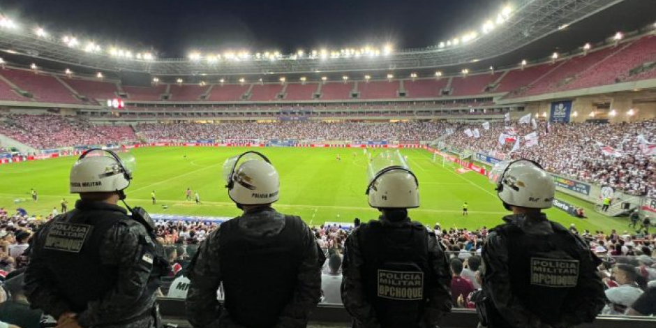 Pol&iacute;cia Militar na Arena Pernambuco