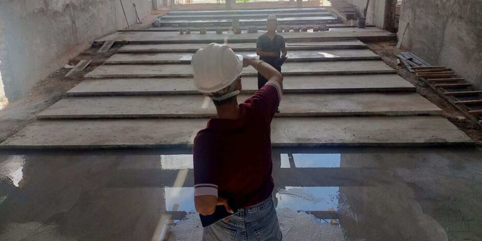 Vistoria t&eacute;cnica da Prefeitura do Paulista no Cineteatro Paulo Freire.