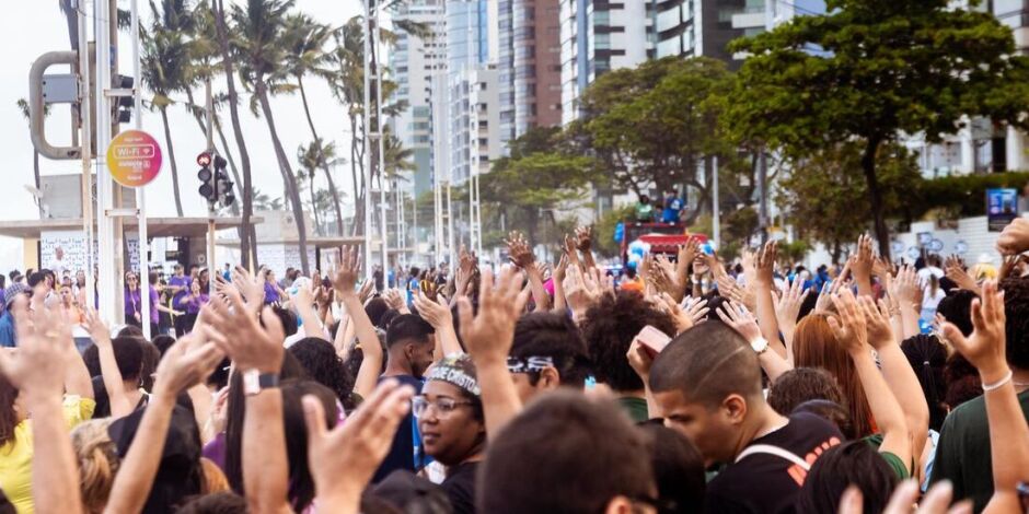 Marcha para Jesus 2026 em Boa Viagem no Recife