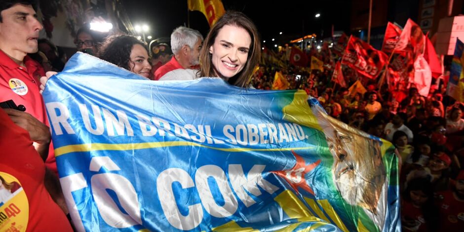 Mar&iacute;lia Arraes, candidata ao Senado por Pernambuco