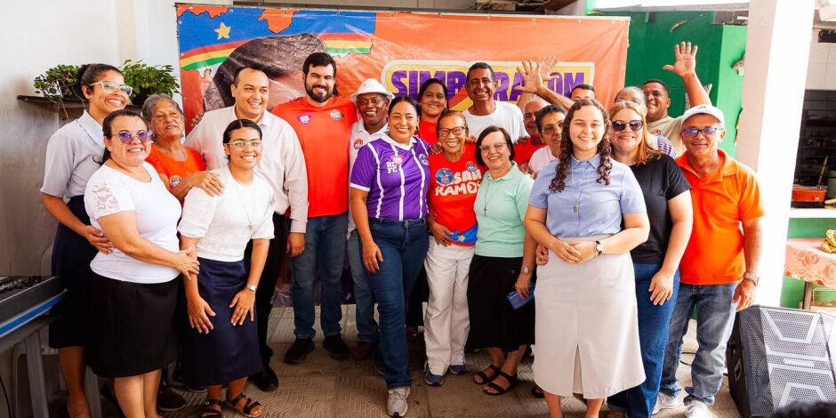 C&eacute;sar Ramos em agenda polit&iacute;ca em Igarassu