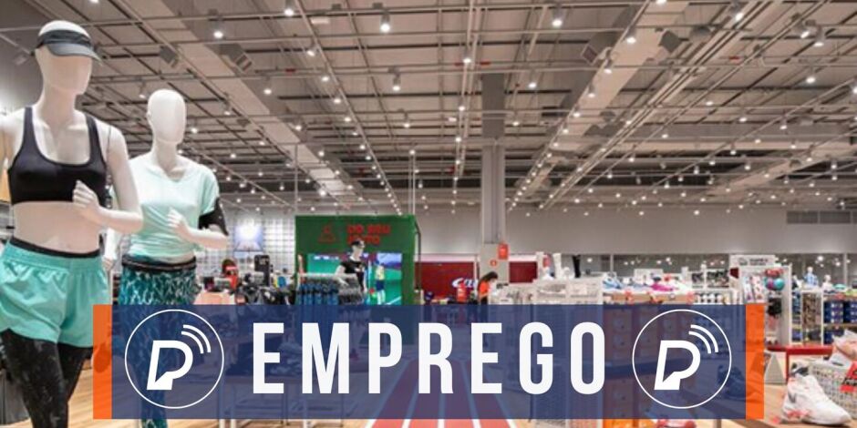 Centauro oferece emprego.
