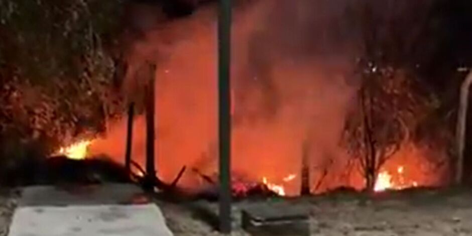 Inc&ecirc;ndio no campus de Caruaru da UFPE.