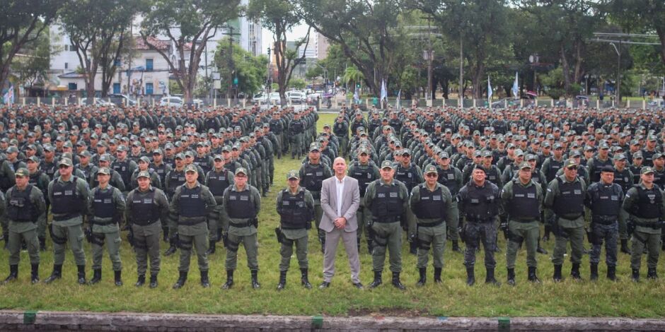 1.852 policiais militares foram destacados para o interior de Pernambuco.