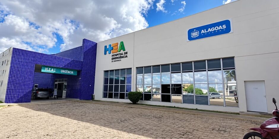 Hospital de Emerg&ecirc;ncia do Agreste (HEA), em Arapiraca, no interior de Alagoas.