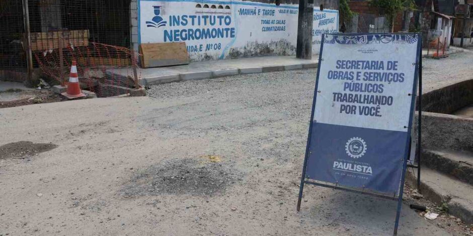 Obra em Paulista.