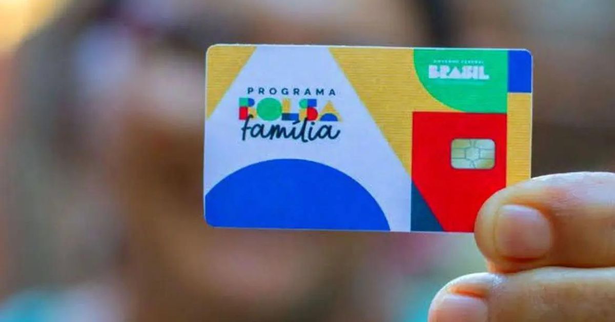 Cartão do Bolsa Família.