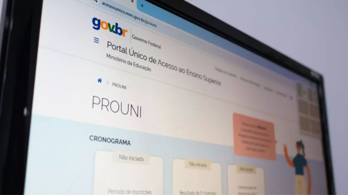Prouni 2026 abre inscrições em 26 de janeiro.