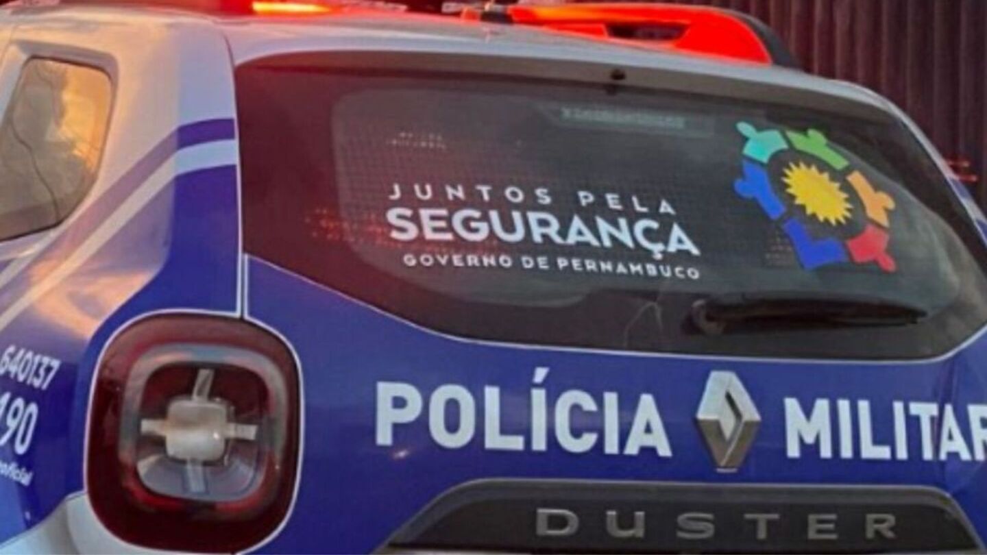 Viatura da Polícia Militar de Pernambuco.