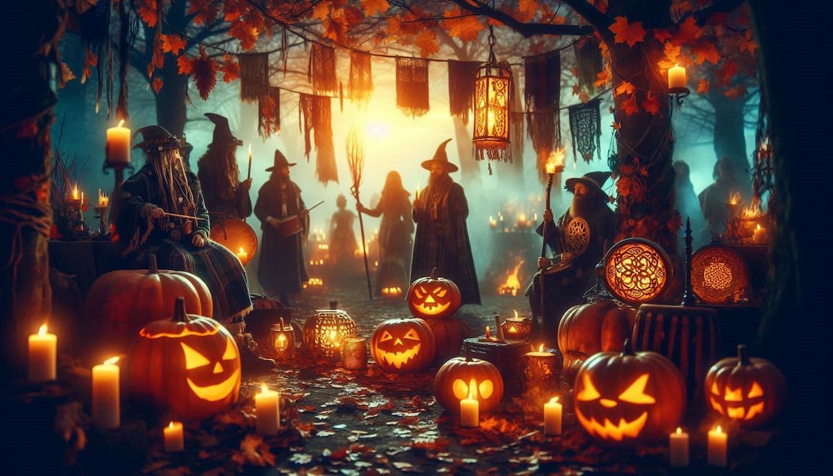 O festival de Samhain. 