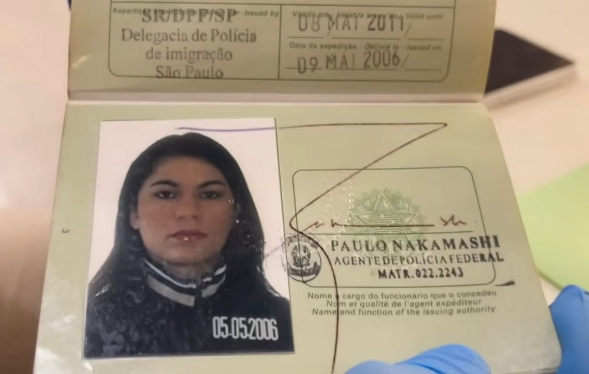 Imagens do passaporte de Eliza Samudio