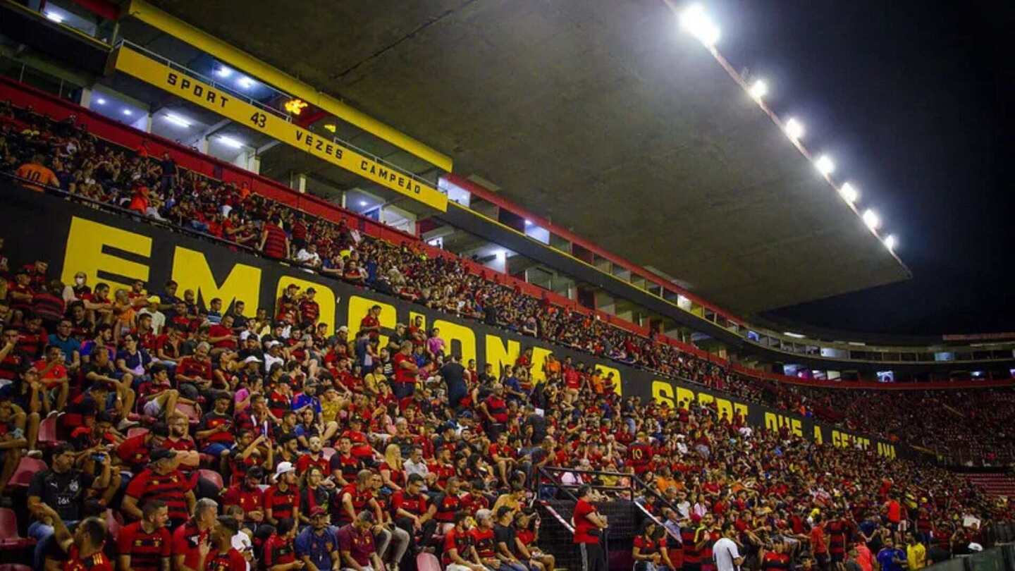 Sport tem uma das maiores torcidas do futebol brasileiro.