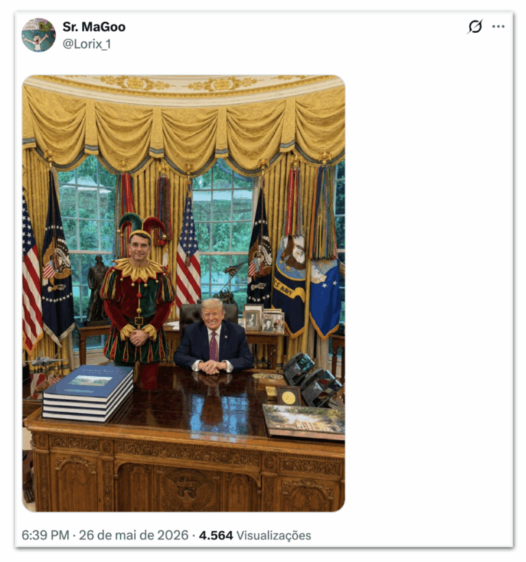 trump e flávio