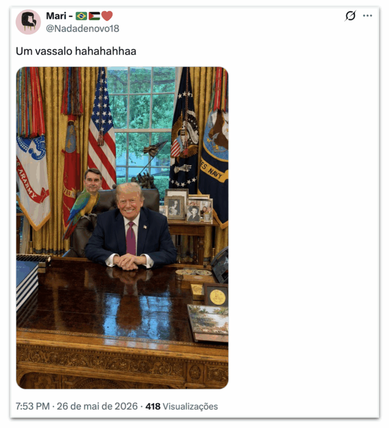 Trump e flávio