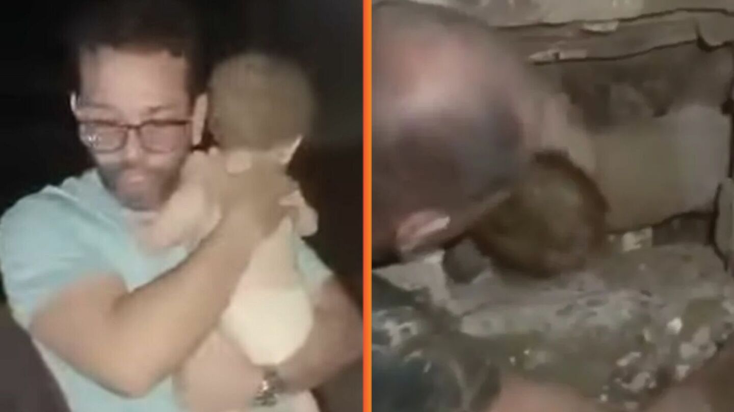 Milagre Bebê é resgatado com vida de escombros na Venezuela após terremoto