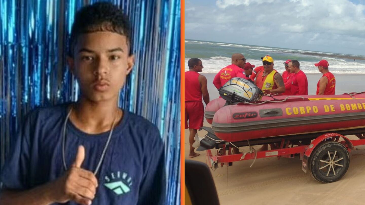 Adolescente desaparece ao entrar no mar da Praia do Paiva; bombeiros fazem buscas