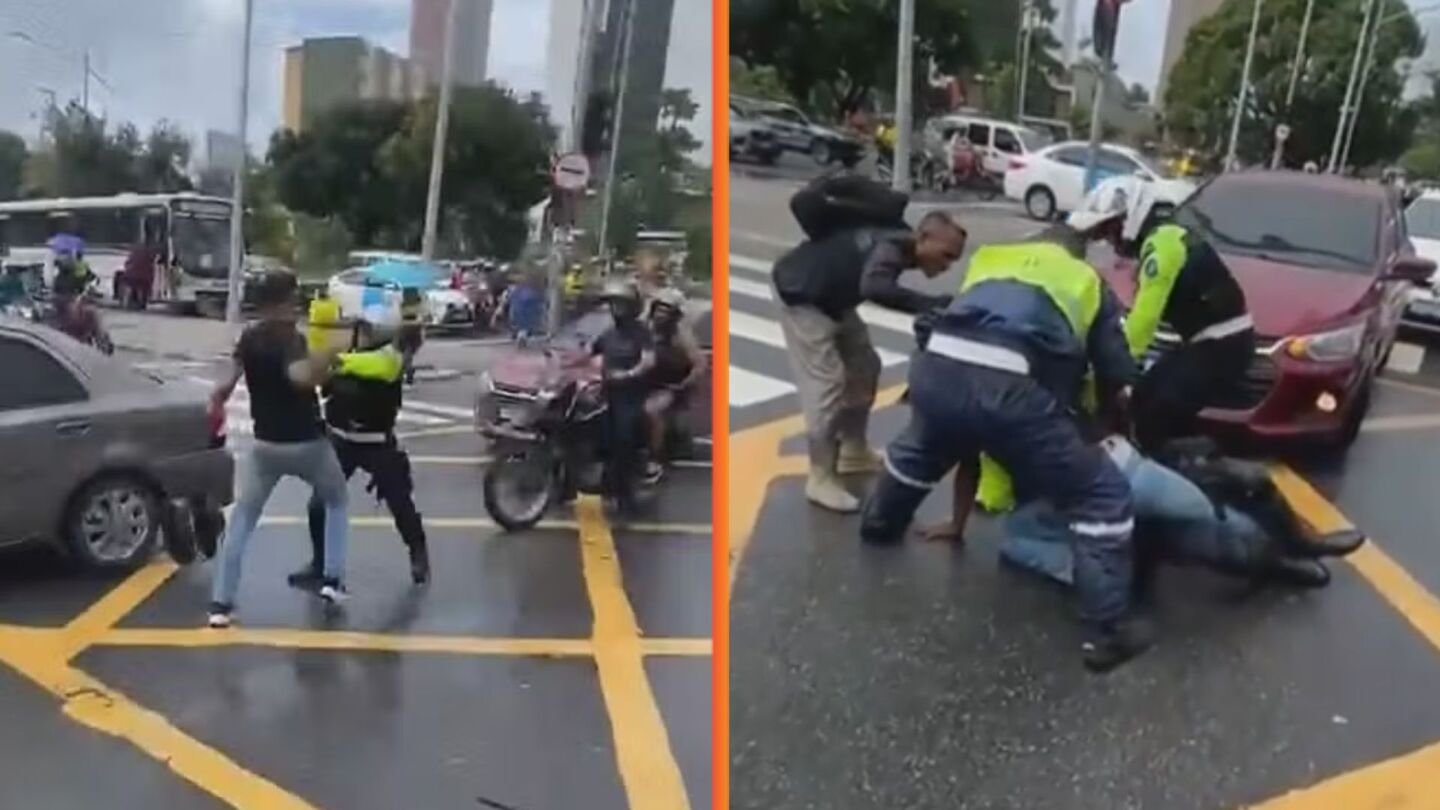 Motociclista é detido após agredir agente de trânsito no centro do Recife