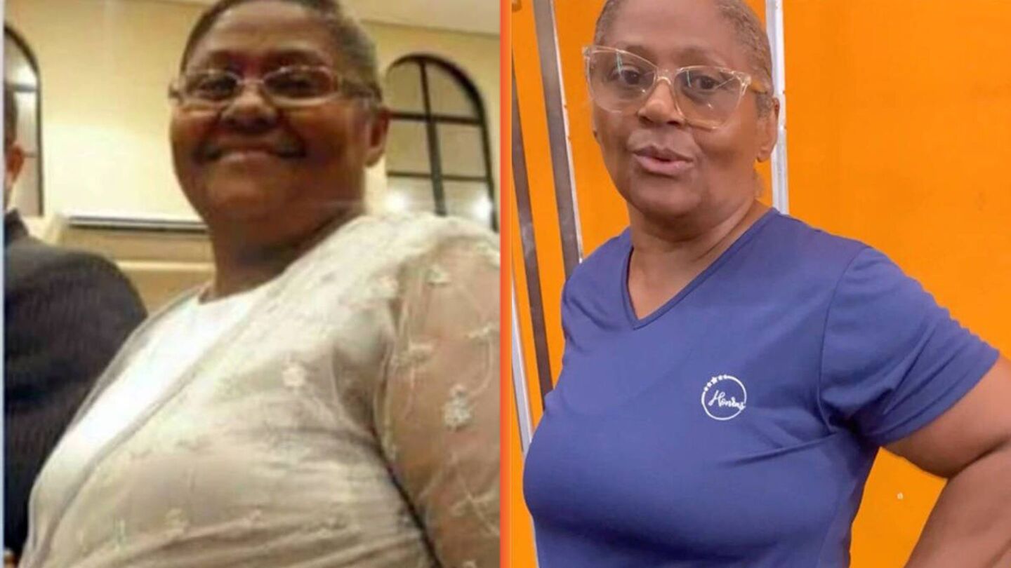 Aos 53 anos, Irmã Marluce pesava 100 kg.