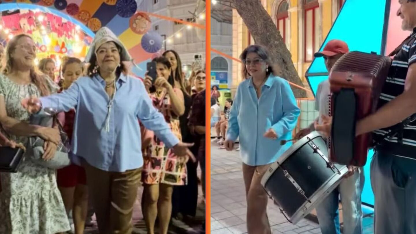 Artista viralizou no carnaval da cidade em interação com ambulante.