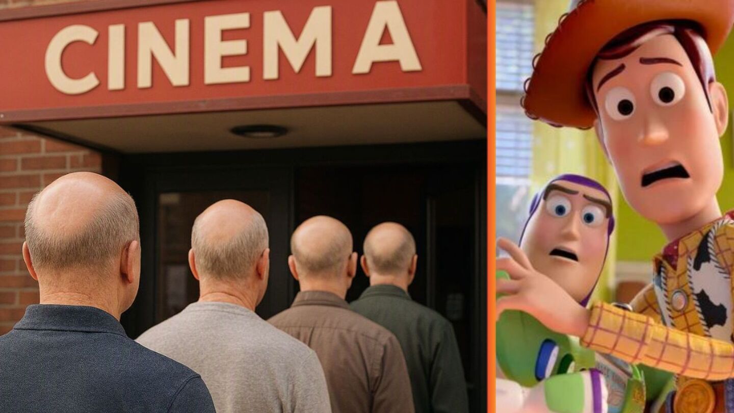Calvos no cinema para ver Toy Story 5.