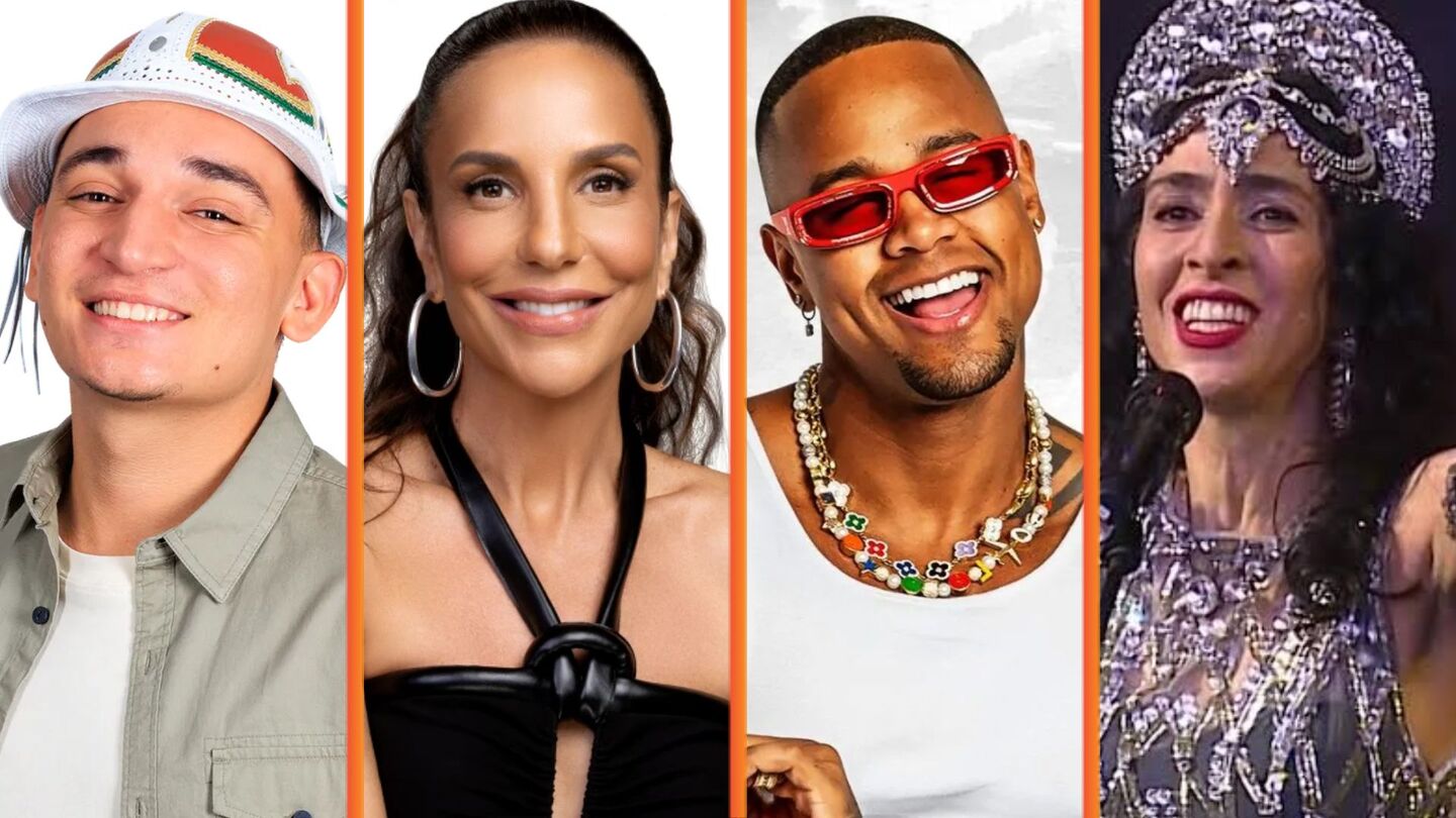 João Gomes, Ivete Sangalo, Léo Santana e Marisa Monte.