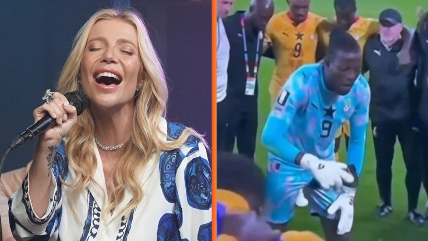 Luiza Possi e registro de seleção de Gana orando na Copa.