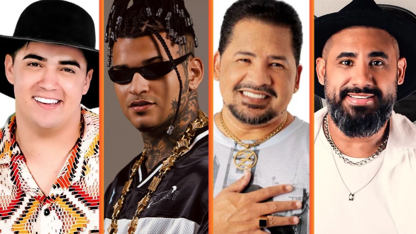 Natanzinho Lima, Anderson Neiff, Zezo e Raí Saia Rodada.