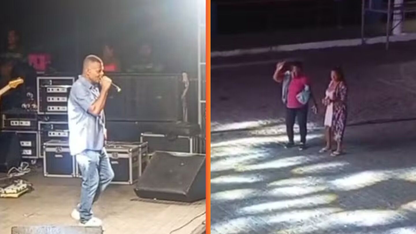 Ronny Seresteiro em show esvaziado.