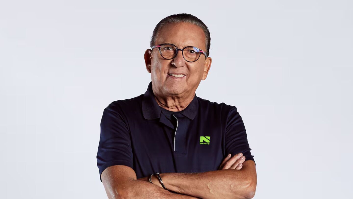 Galvão Bueno está narrando a Copa do Mundo pelo SBT e NSports.