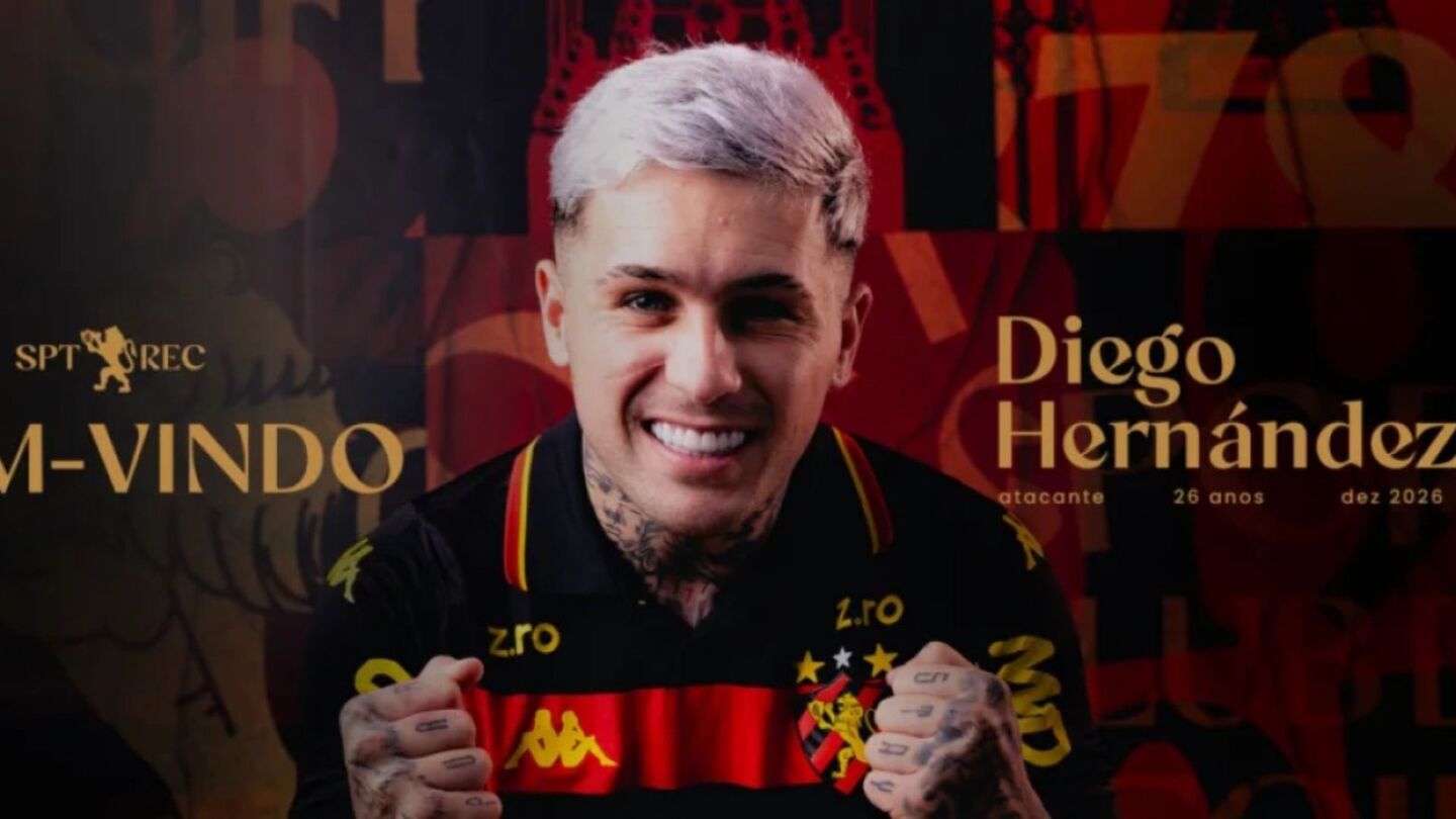 Diego Hernández é o novo reforço do Sport.