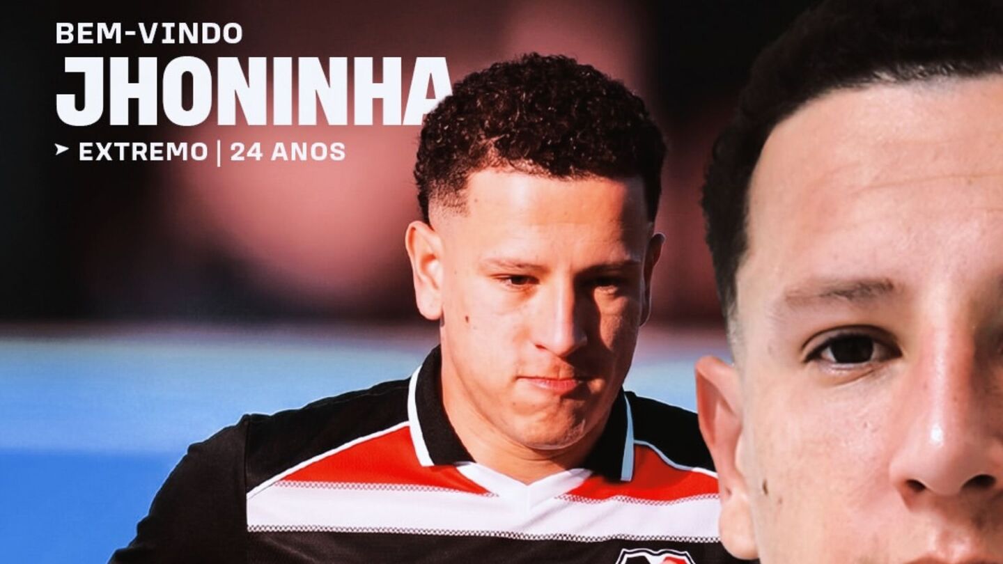 Jhoninha é anunciado oficialmente pelo Santa Cruz.