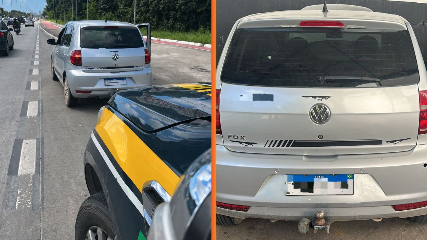 Vítima de sequestro em Belo Jardim tem carro recuperado pela PRF no Recife.