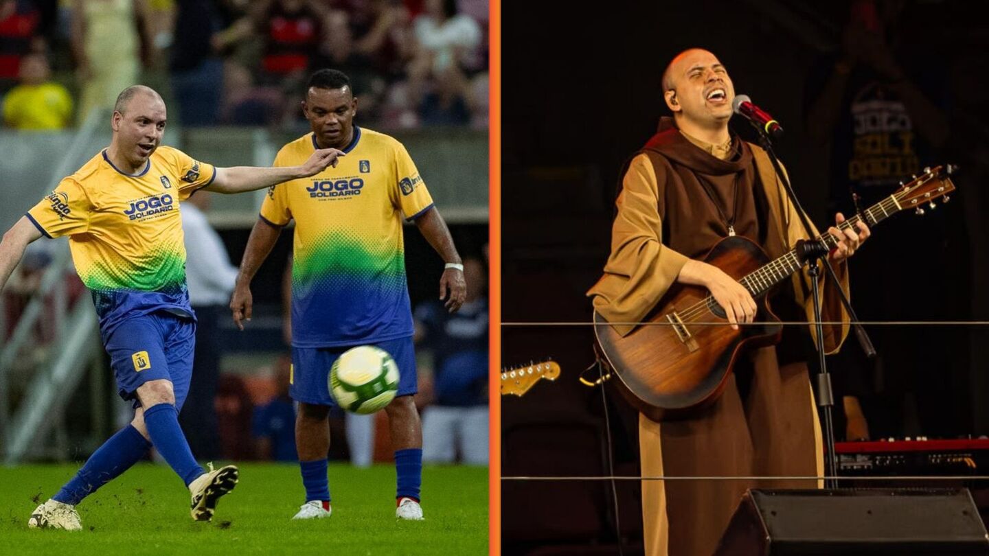 Time Frei Gilson vence partida pela solidariedade na Arena PE diante de 30 mil pessoas